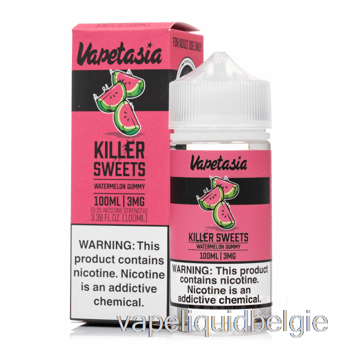 Vape België Watermeloen Gummy - Vapetasia - 100ml 3mg